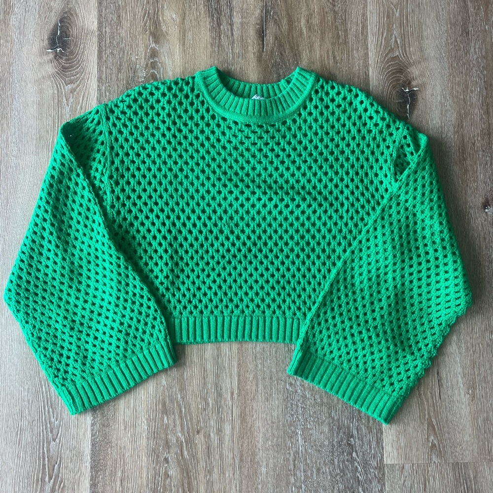 Green Knit Sweater